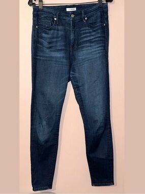 Good American Good Waist Crop Skinny Super Stretch High Waisted Jeans Size 29